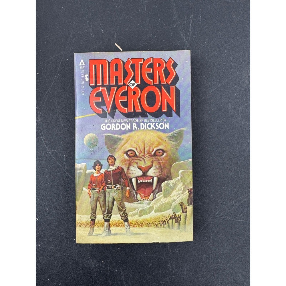 Masters of Everon Gordon R Dickson 1980 Ace SF Paperback Sci Fi Book